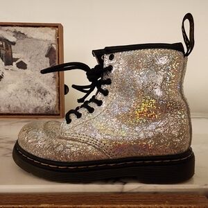 Dr. Martens Iridescent Lace-Up Boots